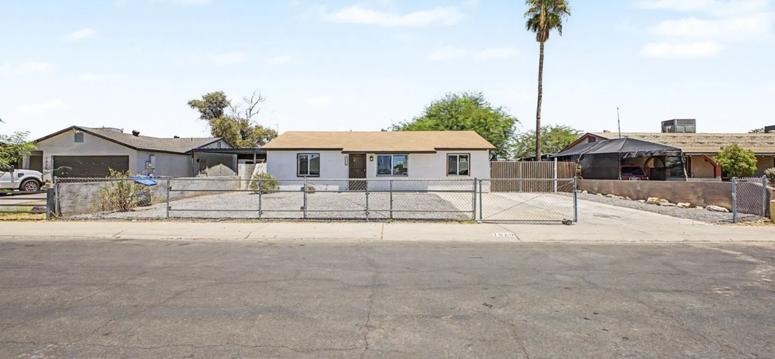 Exterior of renovated home at 1929 N 69th Dr