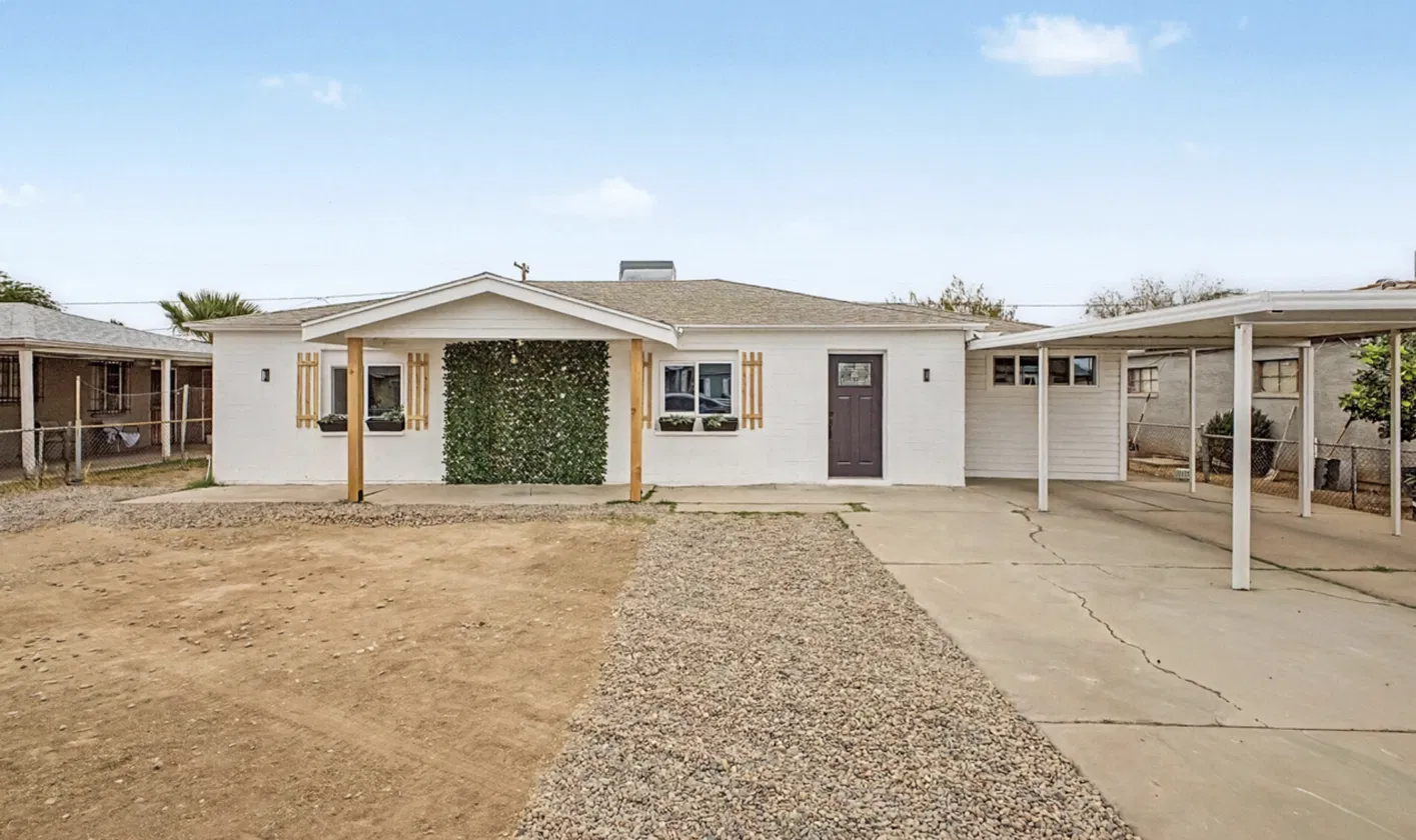 Exterior of renovated home at 3012 W McKinley St